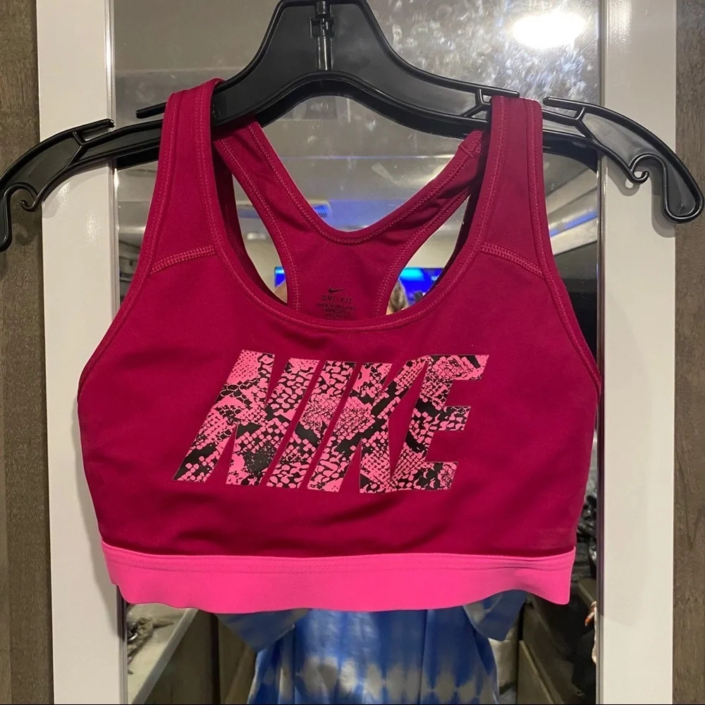Nike snake print sports bra